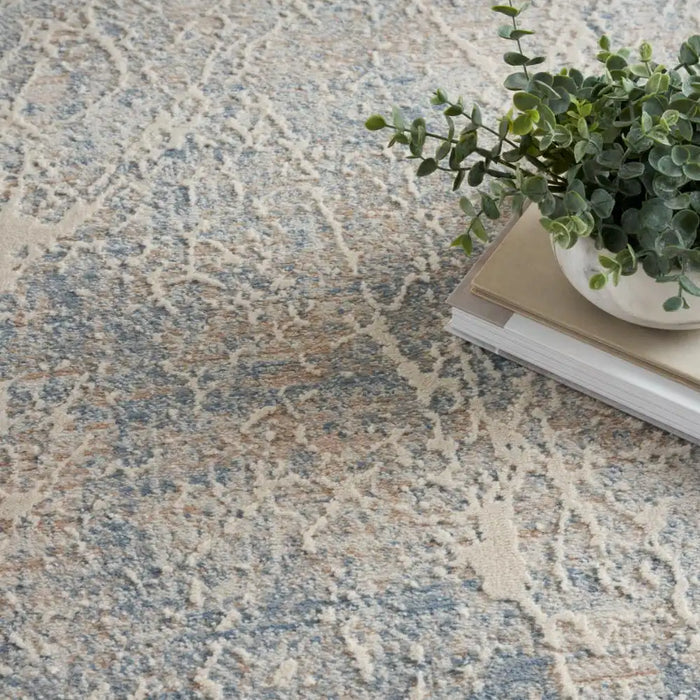 Nourison exhale exl02 beige blue Blue, Beige Living Room  Rug.