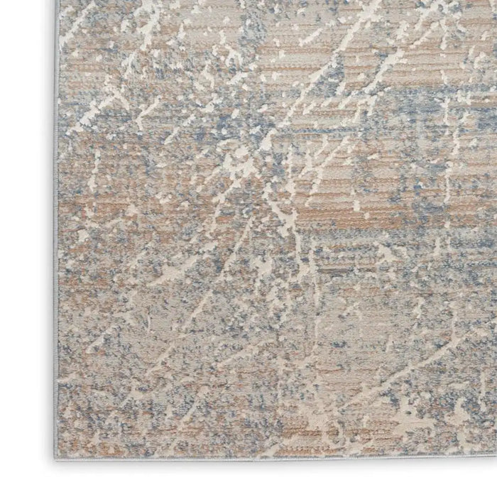 Nourison exhale exl02 beige blue Blue, Beige Living Room  Rug.