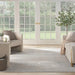 Nourison exhale exl02 ivory grey Ivory Living Room  Rug.