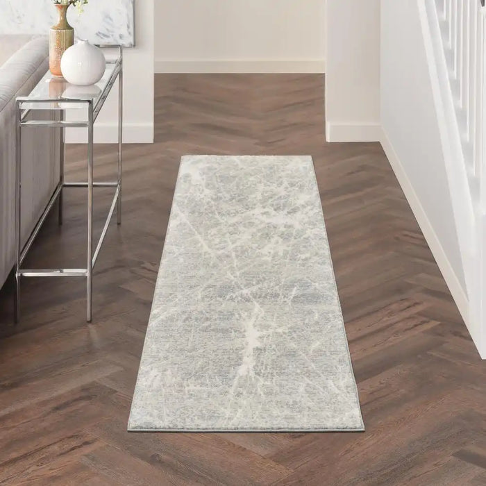 Nourison exhale exl02 ivory grey Ivory Living Room  Rug.
