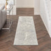 Nourison exhale exl02 ivory grey Ivory Living Room  Rug.