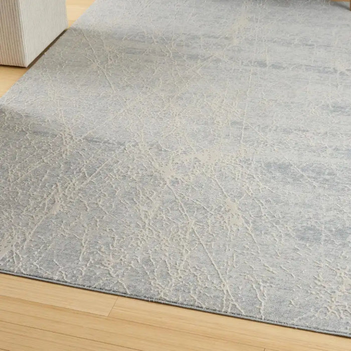 Nourison exhale exl02 ivory grey Ivory Living Room  Rug.