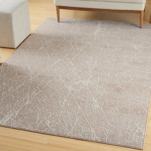 Nourison exhale exl02 moca ivory Beige Living Room  Rug.