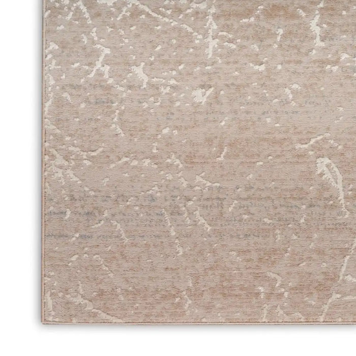 Nourison exhale exl02 moca ivory Beige Living Room  Rug.