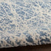 Nourison exhale exl02 navy ivory Navy Living Room  Rug.