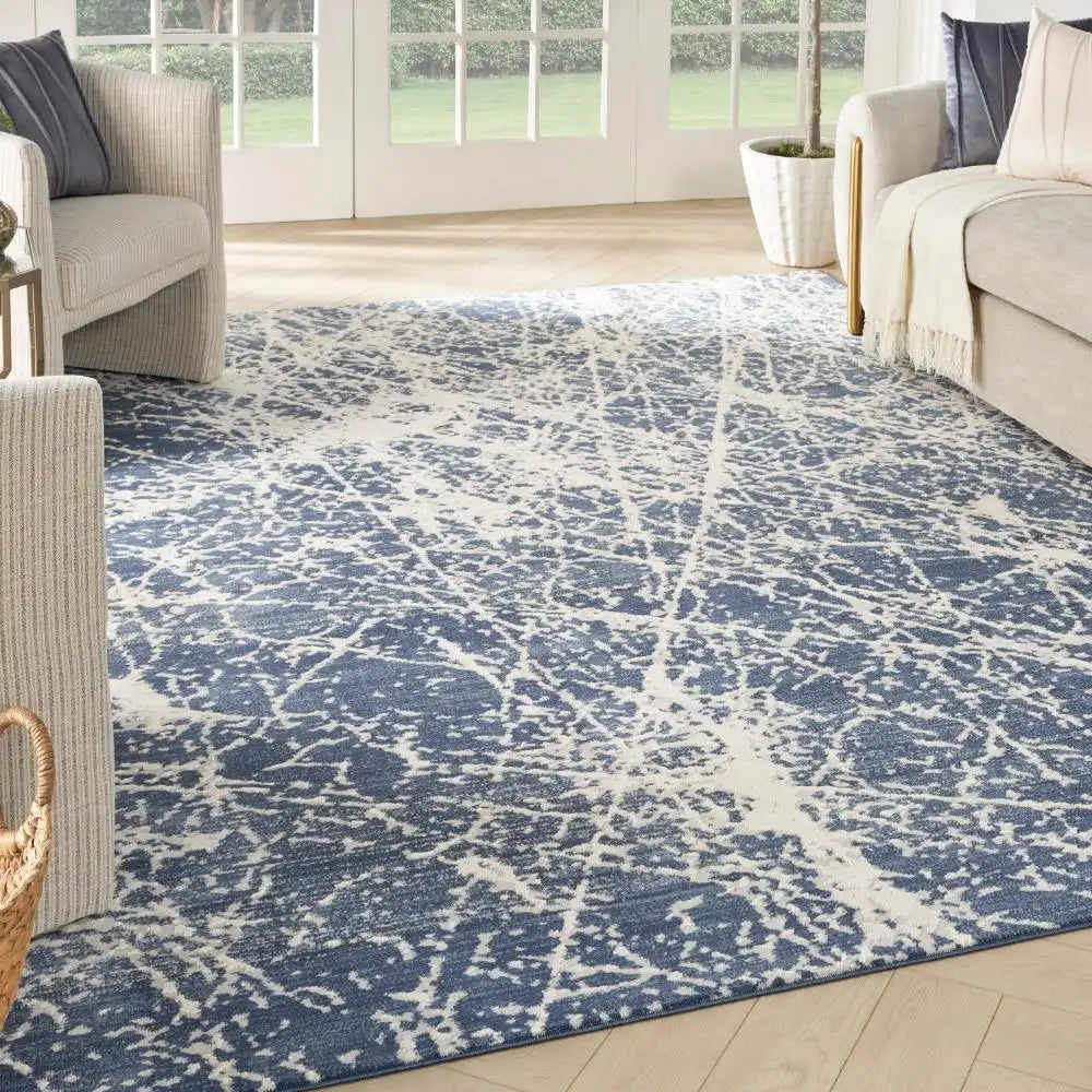 Exhale EXL02 Navy Ivory Rugs - Buy EXL02 Navy Ivory Rugs Online from ...
