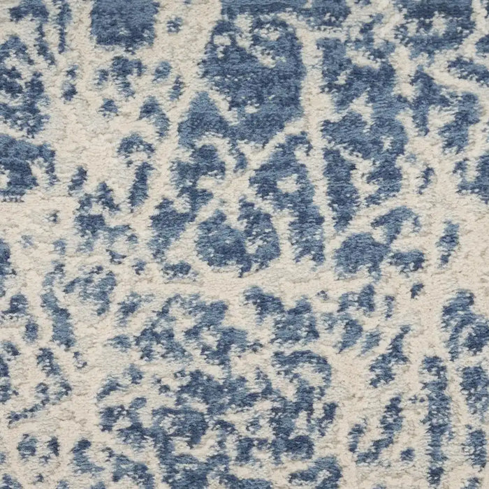 Nourison exhale exl02 navy ivory Navy Living Room  Rug.