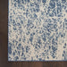 Nourison exhale exl02 navy ivory Navy Living Room  Rug.