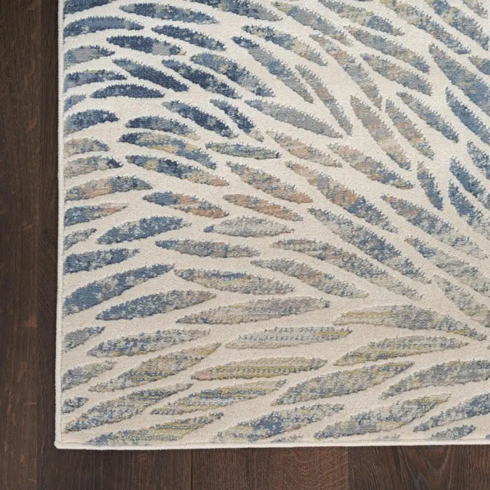 Nourison exhale exl03 multi Multicoloured Living Room  Rug.