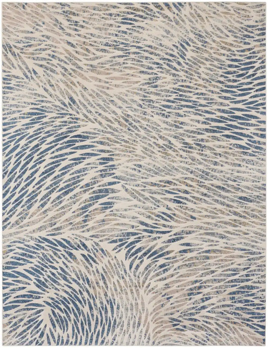 Nourison exhale exl03 multi Multicoloured Living Room  Rug.