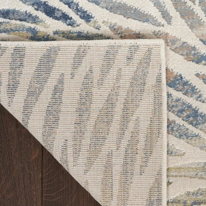 Nourison exhale exl03 multi Multicoloured Living Room  Rug.