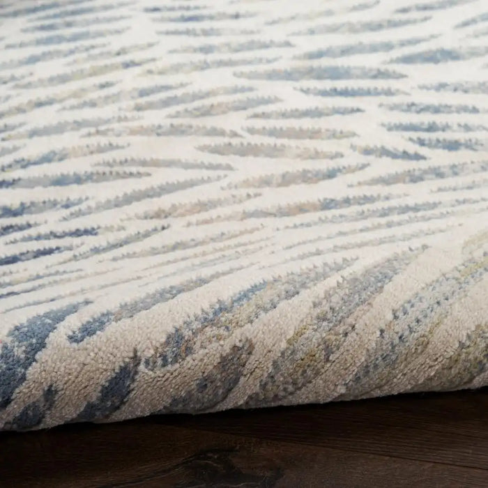 Nourison exhale exl03 multi Multicoloured Living Room  Rug.
