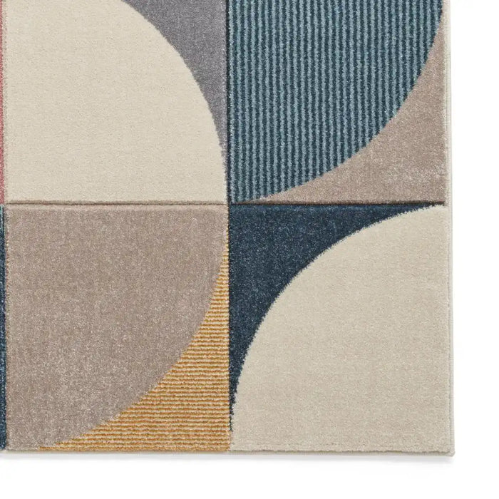 Think Rugs matrix think fe663 multi Multicoloured Living Room  Rug.