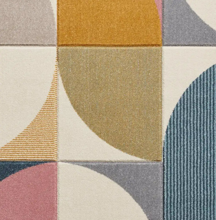 Think Rugs matrix think fe663 multi Multicoloured Living Room  Rug.