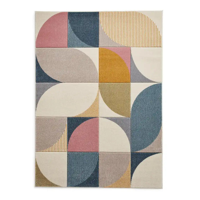 Think Rugs matrix think fe663 multi Multicoloured Living Room  Rug.