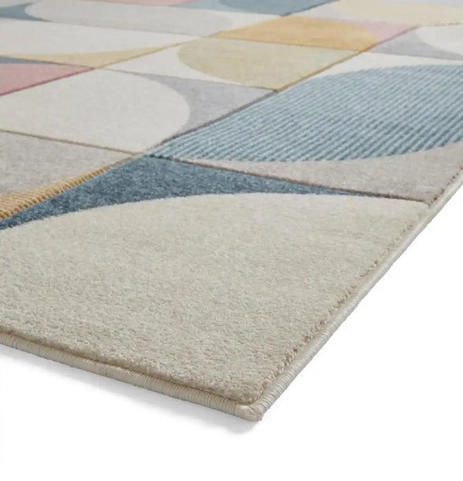 Think Rugs matrix think fe663 multi Multicoloured Living Room  Rug.