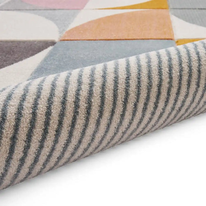 Think Rugs matrix think fe663 multi grey Multicoloured Living Room  Rug.