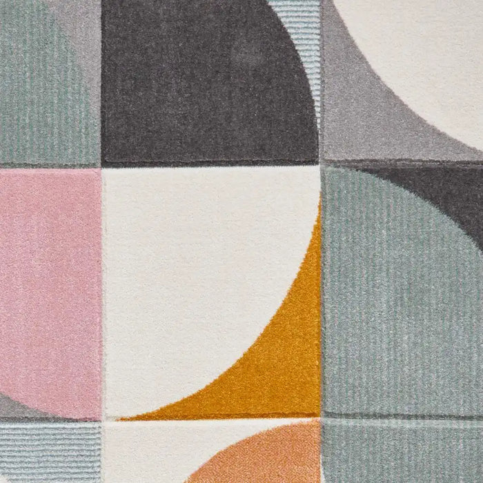 Think Rugs matrix think fe663 multi grey Multicoloured Living Room  Rug.