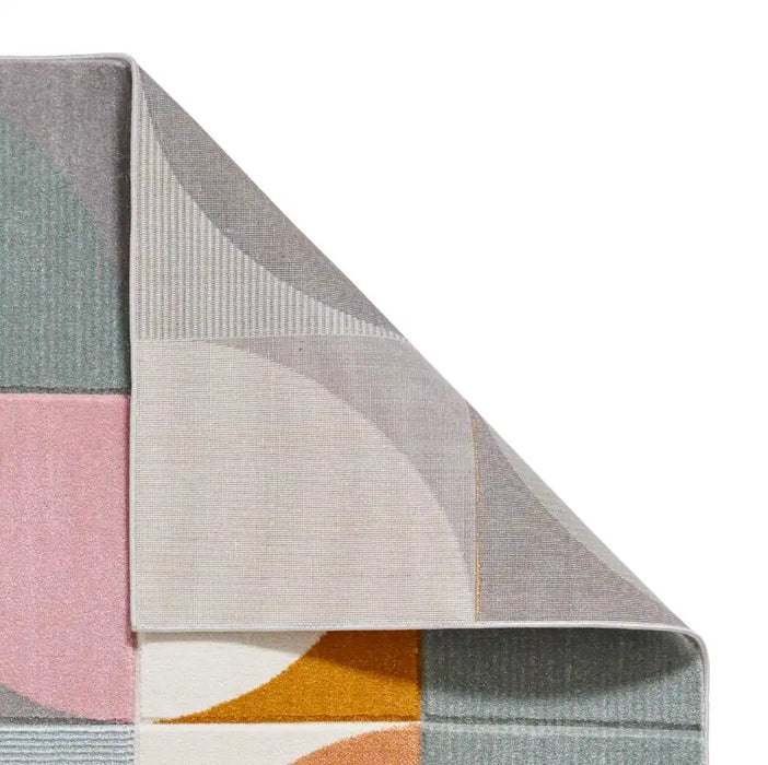 Think Rugs matrix think fe663 multi grey Multicoloured Living Room  Rug.