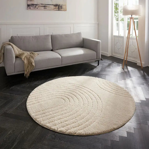 Mint Rugs norwalk fergus cream Cream Living Room Geometric Rug.