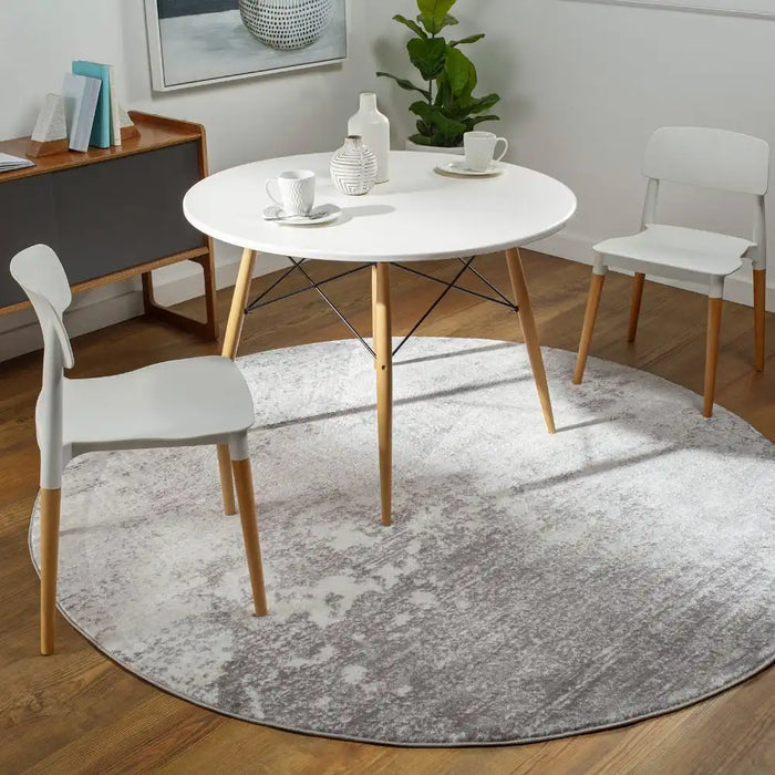 Fiona Design Rug Steel Pattern WNL FIONA 2310 Grey Grey Rug — RugsDirect Online