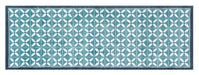 Turtle Mat turtle designs 5 flowerfields blue Blue Kitchen  Doormat Rug.