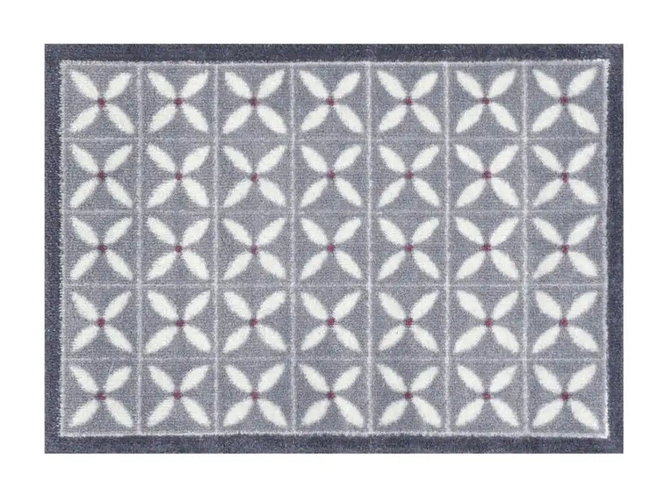 Turtle Mat turtle designs 5 flowerfields grey Grey Kitchen  Doormat Rug.