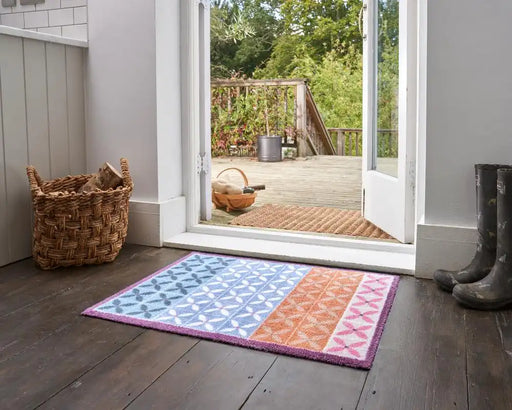 Turtle Mat turtle designs 5 flowerfields painterly Multicoloured Kitchen  Doormat Rug.