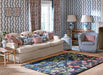 Sanderson sanderson foraging indigo 146618 Multicoloured Living Room Wool Rug.