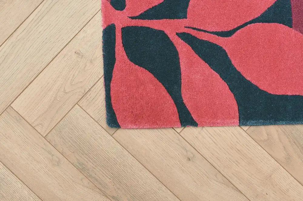 Woven Edge woven edge runners forest c4 pink Pink Living Room Wool Rug.
