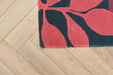 Woven Edge woven edge runners forest c4 pink Pink Living Room Wool Rug.