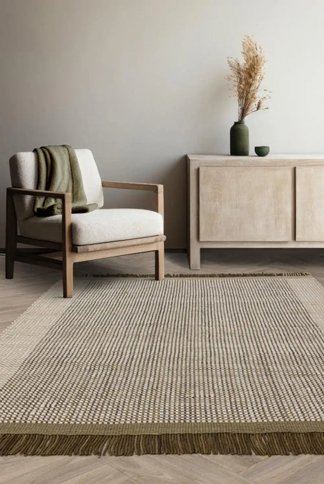 Asiatic avalon forest Brown Living Room Wool Rug.