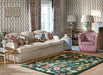Sanderson sanderson forest of dean forest green 146907 Green Living Room Wool Rug.