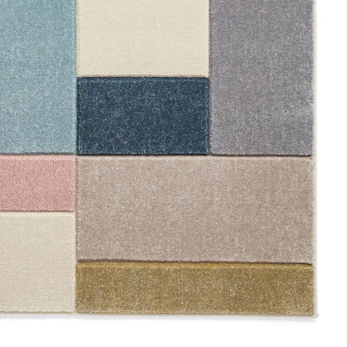 Think Rugs matrix think g0561 multi Multicoloured Living Room  Rug.