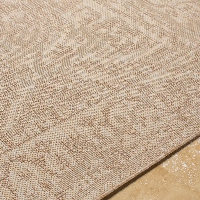 Surya trg gena 2347 camel Beige Outdoor  Flat Weave Rug.