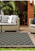 Homemaker county indoor outdoor geneva black Black Outdoor  Geometric Rug.