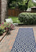 Homemaker county indoor outdoor geneva navy Blue, Navy Outdoor  Geometric Rug.