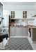 Homemaker county indoor outdoor geneva silver Grey Outdoor  Geometric Rug.