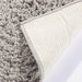 Esselle larissa shaggy washable ghost grey Grey Living Room Shaggy Rug.