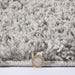 Esselle larissa shaggy washable ghost grey Grey Living Room Shaggy Rug.