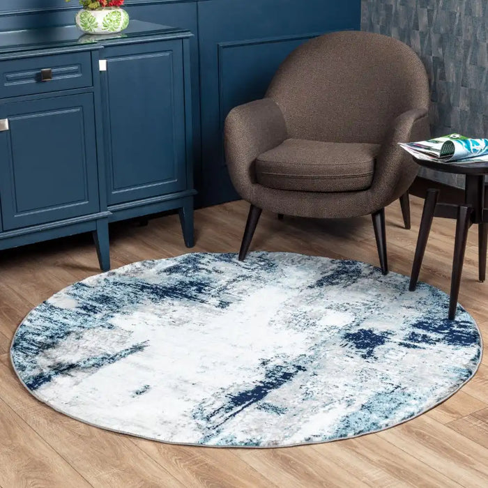 Surya wnl giulia 2309 blue Blue Living Room  Rug.