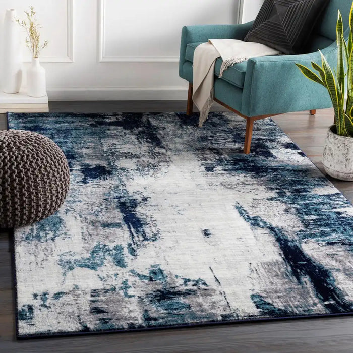 Surya wnl giulia 2309 blue Blue Living Room  Rug.