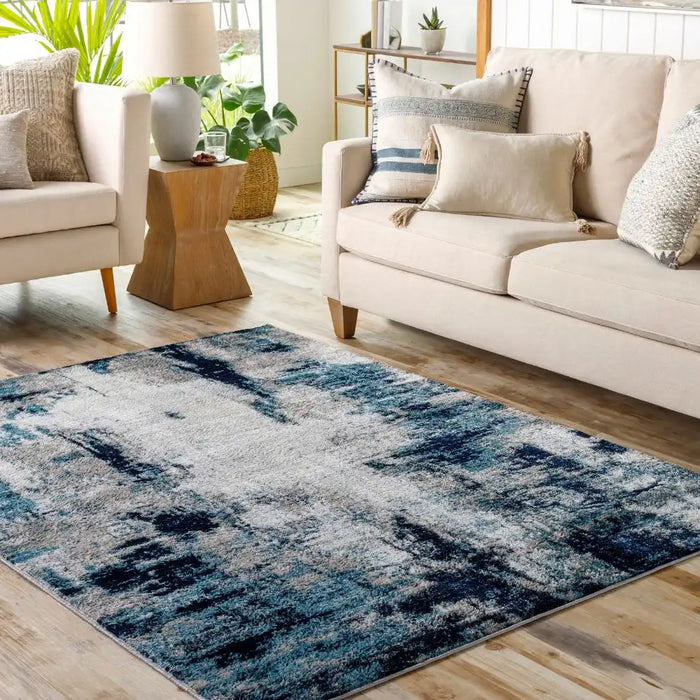 Surya wnl giulia 2309 blue Blue Living Room  Rug.