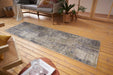Nouristan cairo gizeh cream blue Blue Living Room Moroccan Rug.