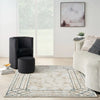 Nourison glitz glz03 ivory taupe Ivory Living Room Geometric Rug.