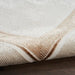 Nourison glitz glz08 ivory cream Ivory, Cream Living Room Geometric Rug.
