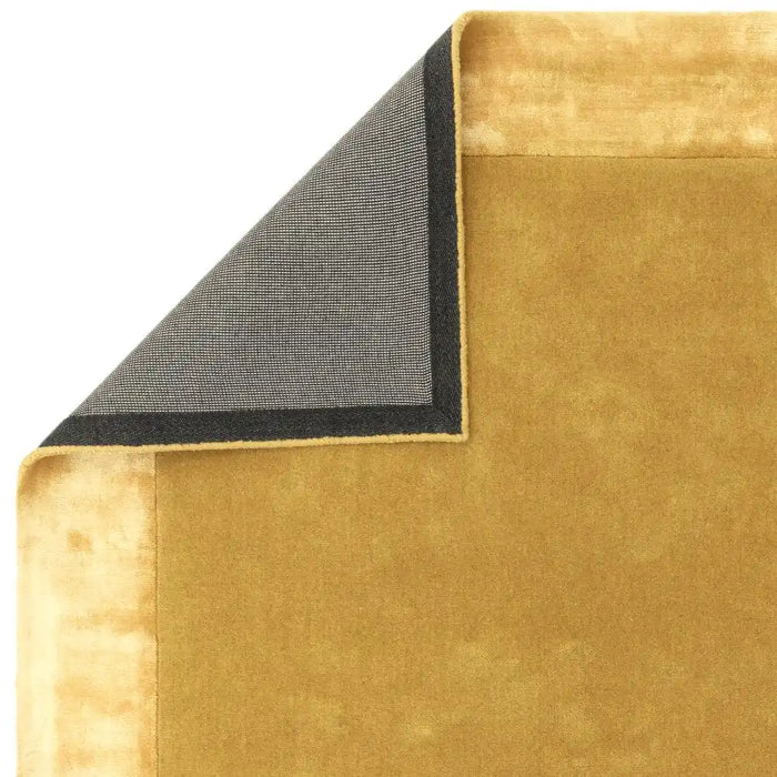 Asiatic ascot gold Yellow Living Room Wool Rug.