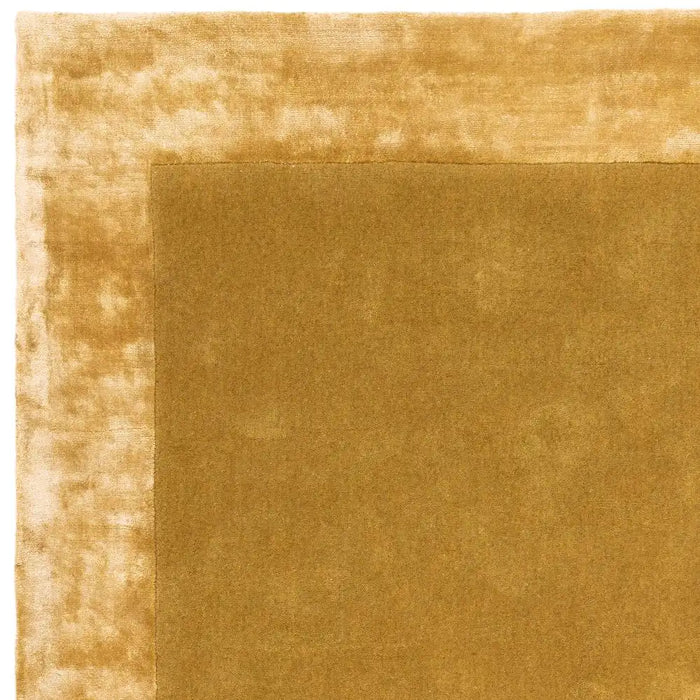 Asiatic ascot gold Yellow Living Room Wool Rug.