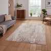 Think Rugs apollo gr580 bronze grey Grey, Orange Living Room  Rug.
