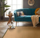 Esselle swinton sisal jute boucle green border Beige Living Room Natural Fibre Rug.